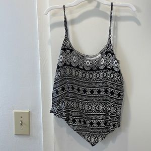 Black and white tank top